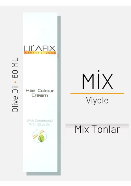 Saç Boyası Mix Ton Viyole 60ML