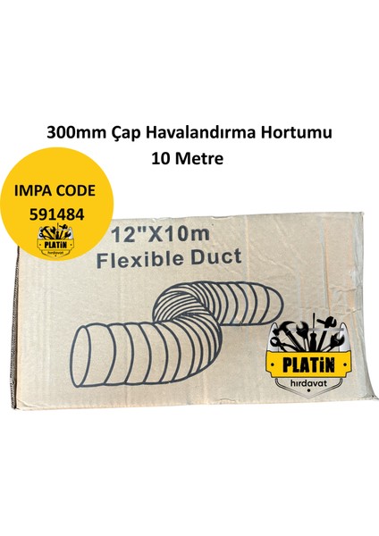 Turuncu Hortum 300MM Çap Havalandırma Hortumu Çoraplı, Giydirmeli PLT28000351 10 Metre modelleri