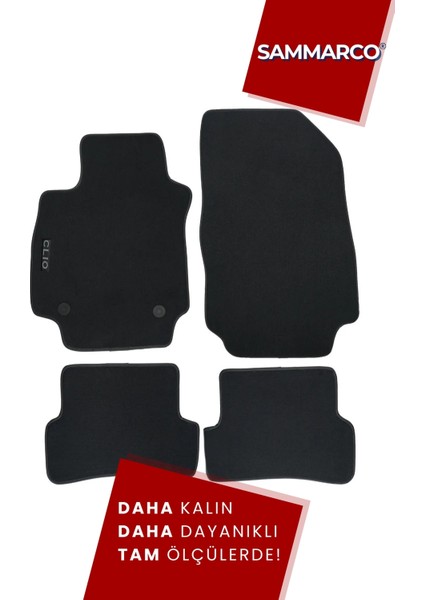 Renault Clio 3 2005-2011 Halı Paspas Velur Paspas Kumaş Paspas Oto Paspas