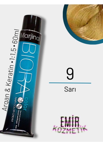 Biora Saç Boyası - 9 Sarı