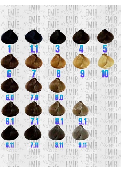 Biora Saç Boyası - 7.1 Kumral Küllü modelleri
