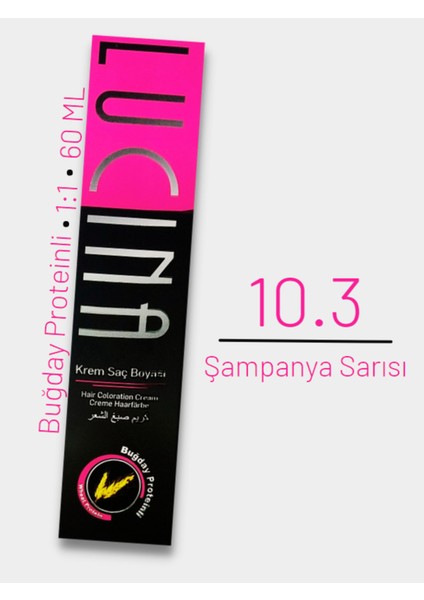 Krem Saç Boyası No 10.3 - Şampanya Sarısı 60ML