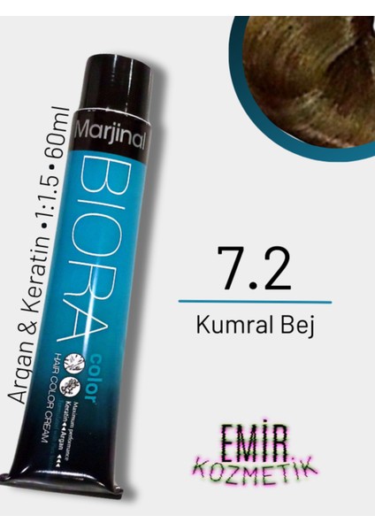 Biora Saç Boyası - 7.2 Kumral Bej