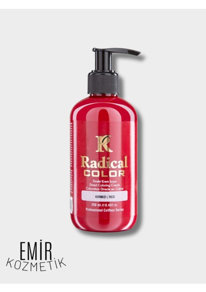 Balyaj Saç Boyası Kırmızı 250ML