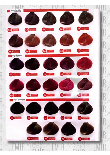 Yoğun Etkili Saç Boyası 60ML - Mix Yeşil modelleri