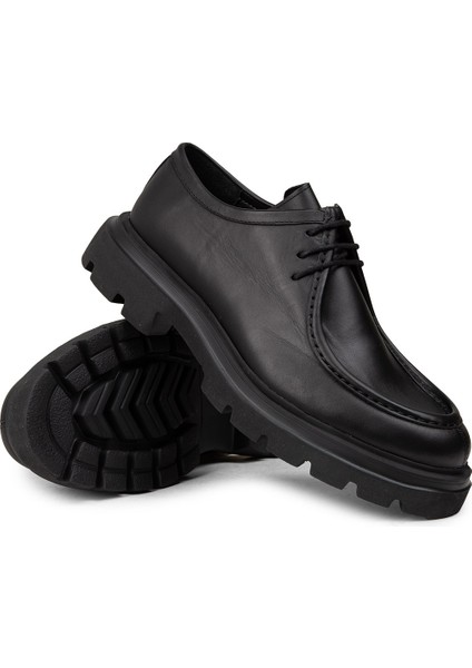 Erkek Hakiki Deri Siyah Günlük Ayakkabı - 01851MSYHE01 modelleri