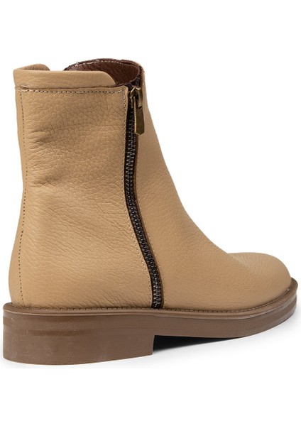 Kadın Hakiki Deri Bej Günlük Bot - Z1584ZBEJC01 fiyatları
