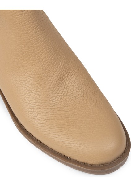 Kadın Hakiki Deri Bej Günlük Bot - Z1584ZBEJC01 indirimleri