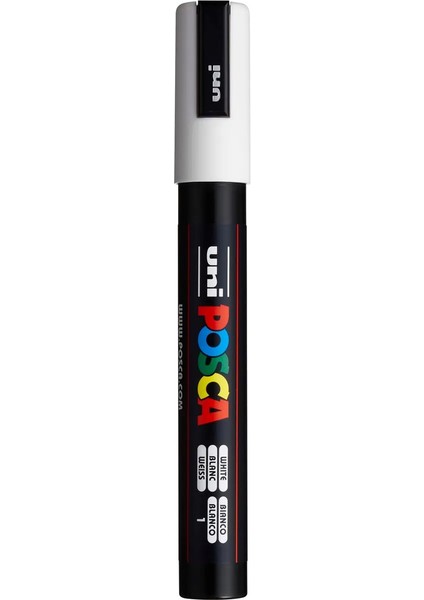 Posca Pc-1m Boya Sanatı Markör Kalemi (1 Adet Siyah + 1 Adet Beyaz) modelleri