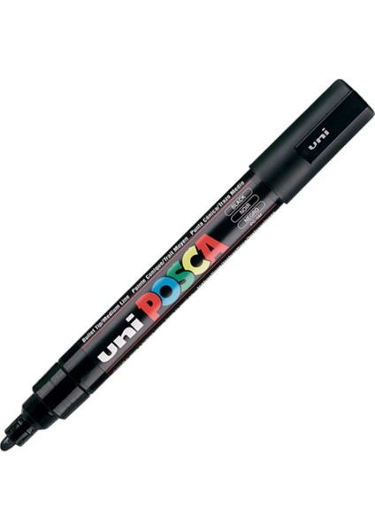 Posca Pc-1m Boya Sanatı Markör Kalemi (1 Adet Siyah + 1 Adet Beyaz)