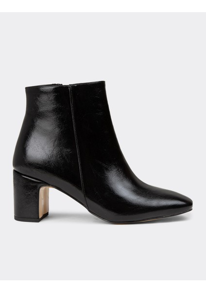 Kadın Siyah Fermuarlı Günlük Bot - K0804ZSYHM01