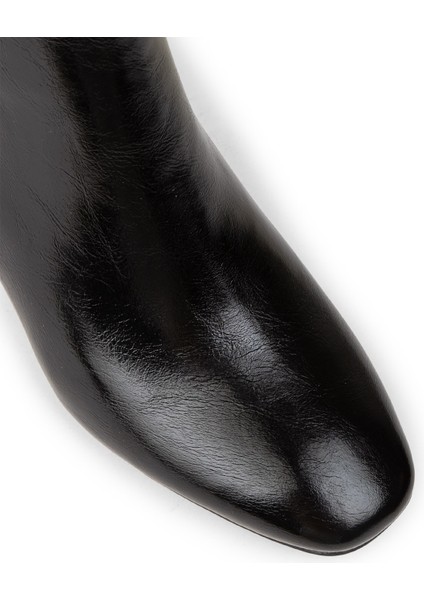 Kadın Siyah Fermuarlı Günlük Bot - K0804ZSYHM01 fırsatları