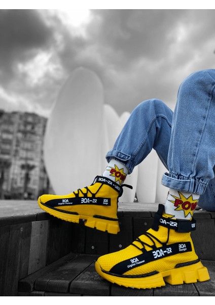 ETZR-X700 Tarz Sarı Renk Spor Ayakkabı fiyatları