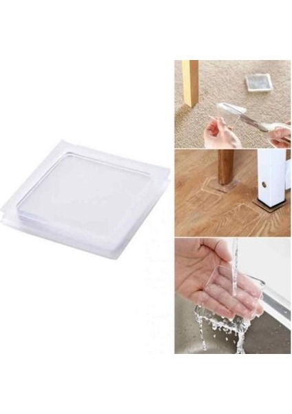 4 Adet Silikon Şeffaf Koltuk Mobilya Masa Beyaz Eşya Yazıcı Koruyucu Kaydırmaz Dayanıklı Ped fırsatları