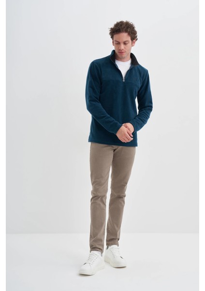 Yarım Balıkçı Yaka Kalın Polar Regular Fit SWEATSHIRT-56320 fiyatları