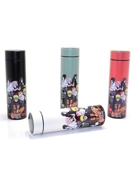 Anime Baskılı Dijital Göstergeli Termos 500 ml Model 2 modelleri