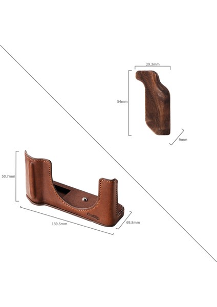 5268 GFX100RF Için Kahverengi Deri Çanta modelleri