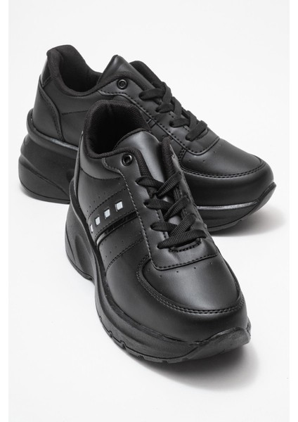 Kadın Spor Ayakkabı; Siyah Mat