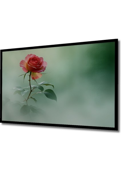 Çerçeve Görünümlü Pastel Tonlarda Gül Bahçesi Dekoratif Ahşap Ev/işyeri/ofis Kare Tablo fiyatları