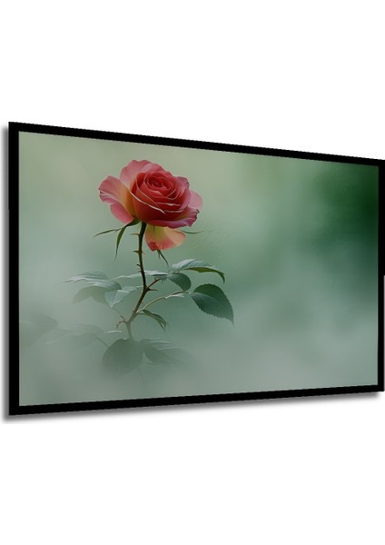 Çerçeve Görünümlü Pastel Tonlarda Gül Bahçesi Dekoratif Ahşap Ev/işyeri/ofis Kare Tablo modelleri