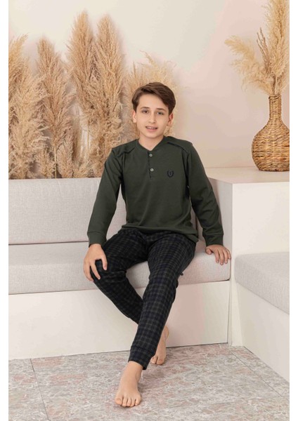 Baba Oğul Kombin Yapılabilir Uzun Kollu Interlok Pijama TAKIMI-4102 indirimleri