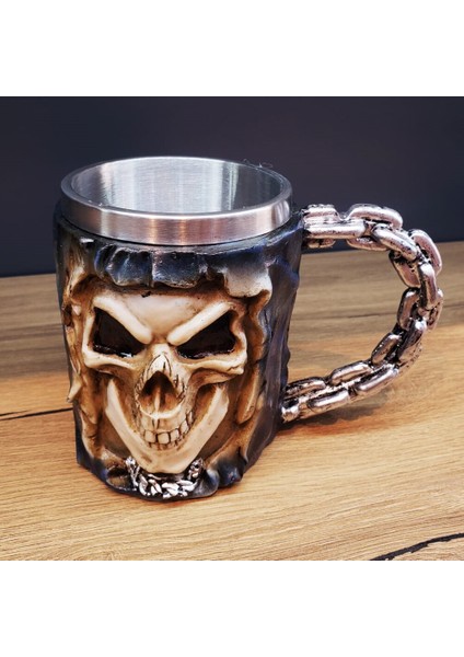 3D Tasarımlı Kurukafa Kupa Bardak fiyatları