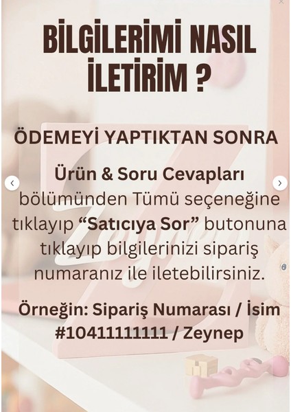 Isme Özel Çocuk ve Bebek Odası Harf Üzeri Isimli Kapı ve Duvar Kapı Süsü Pano Isimlik (Kahverengi) modelleri