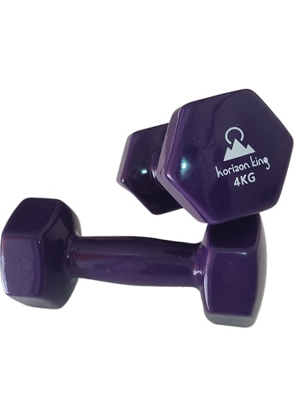 Vinyl Kaplı Dökme Demir Altıgen Çift Dambıl