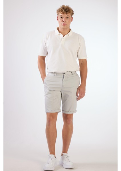 Açık Gri Erkek Regular Fit Short indirimleri