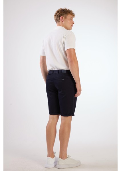 Lacivert Erkek Regular Fit Short