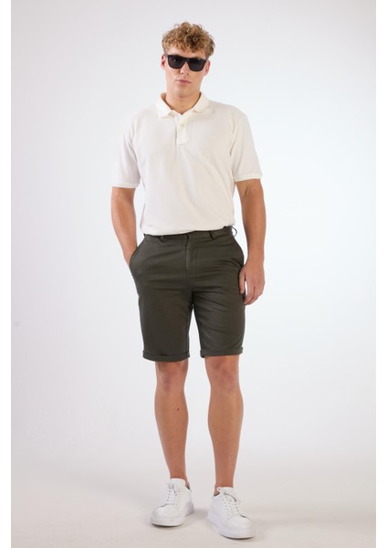 Haki Erkek Regular Fit Short