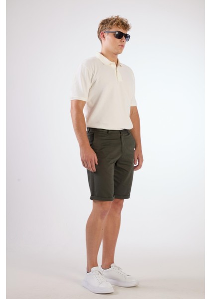 Haki Erkek Regular Fit Short