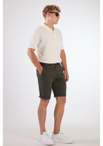Haki Erkek Regular Fit Short