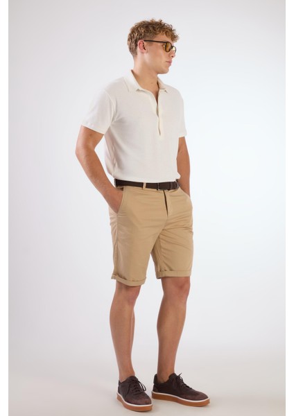 Camel Erkek Regular Fit Short