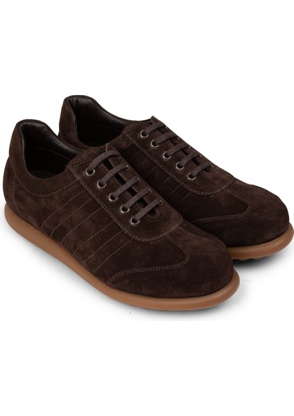 Erkek Hakiki Süet Kahverengi Günlük Ayakkabı - 01826MKHVC37 fırsatları