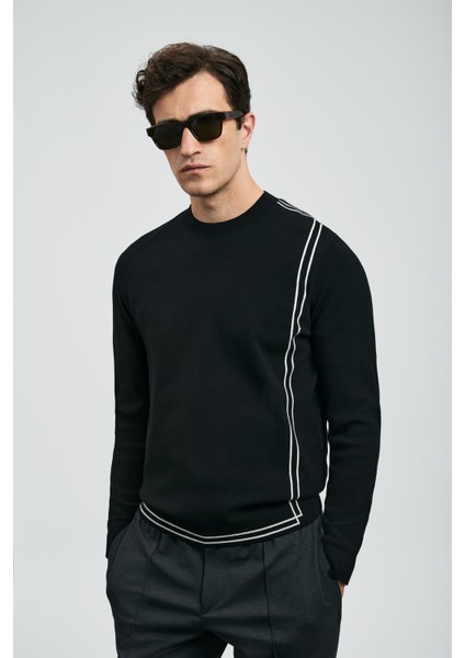 Farm Erkek Kazak Siyah