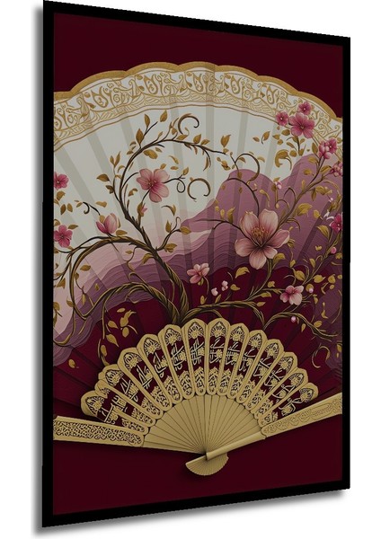 Çerçeve Görünümlü Osmanlı Esintili Çiçek Bahçesi Dekoratif Ahşap Ev/işyeri/ofis Kare Tablo modelleri