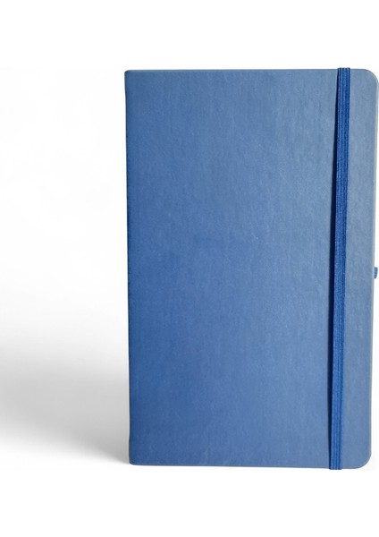 Tarihsiz Ajanda 13X21 Mavi Çizgili Defter Ivory Kağıt
