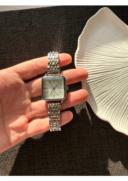 Retro Minimal Metal Kordon Vintage Kadın Kol Saati Kare modelleri