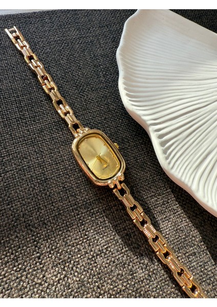 Retro Minimal Zincir Kordon Vintage Kadın Kol Saati indirimleri