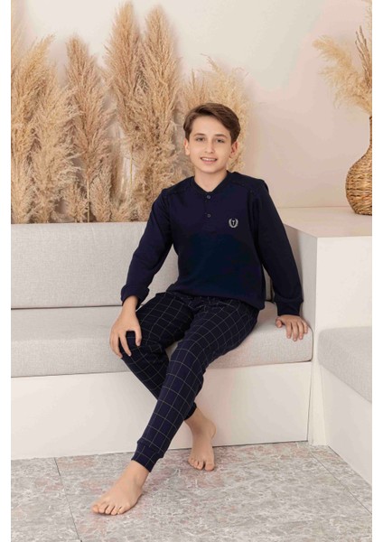 Baba Oğul Kombin Yapılabilir Uzun Kollu Interlok Pijama Takımı fırsatları