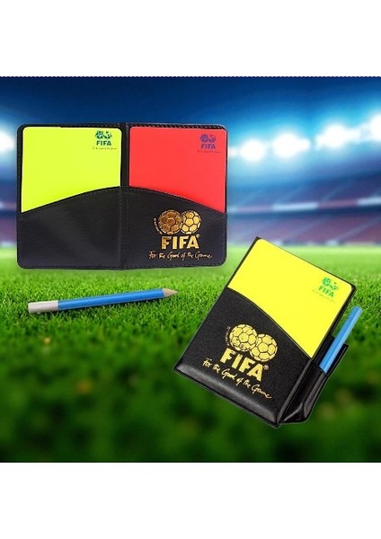 Yeni Spor Futbol Hakem Cüzdan Defteri, Kırmızı Kart ve Sarı Kartlı