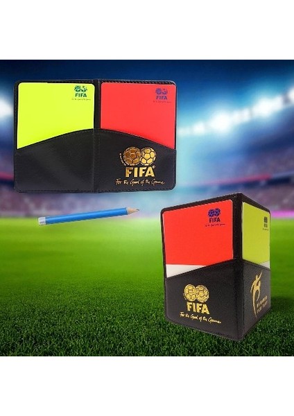 Yeni Spor Futbol Hakem Cüzdan Defteri, Kırmızı Kart ve Sarı Kartlı modelleri