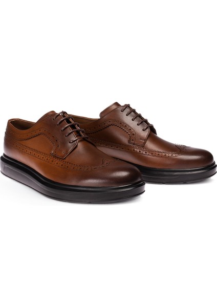 Hakiki Deri Taba Rengi Comfort Günlük Erkek Ayakkabı - 01293MTBAP05 fiyatları