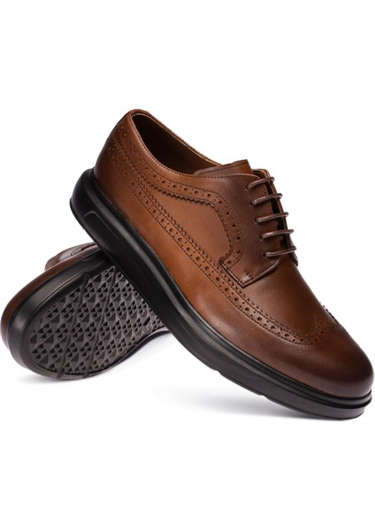 Hakiki Deri Taba Rengi Comfort Günlük Erkek Ayakkabı - 01293MTBAP05 modelleri