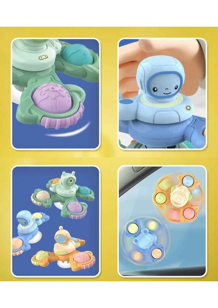 3'lü Vantuz Spinner Renkli Oyuncak Bebekler Için Duyusal Oyuncaklar Banyo Oyuncaklar modelleri