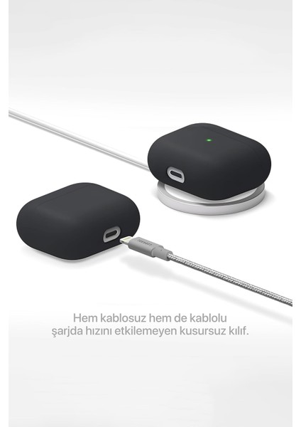 Apple Airpods Pro 3. Nesil Uyumlu Cihazınızı Darbelere Karşı Koruyan Silikon Kılıf fiyatları