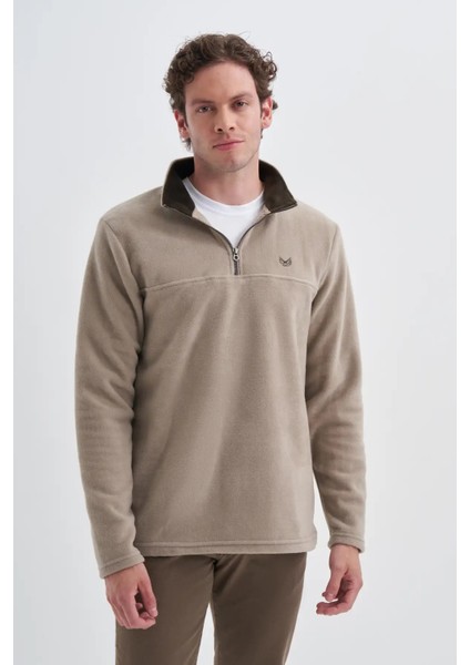 Yarım Balıkçı Yaka Kalın Polar Regular Fit SWEATSHIRT-56320 fiyatları