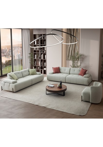 Lima Koltuk Takımı 3+3+1+1 Yeşil