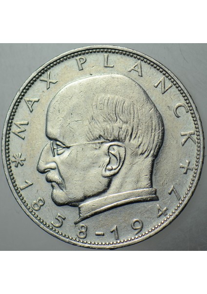 Almanya 2 Mark 1967 D. Sirkülasyon Hatıra-Max Planck. fiyatları